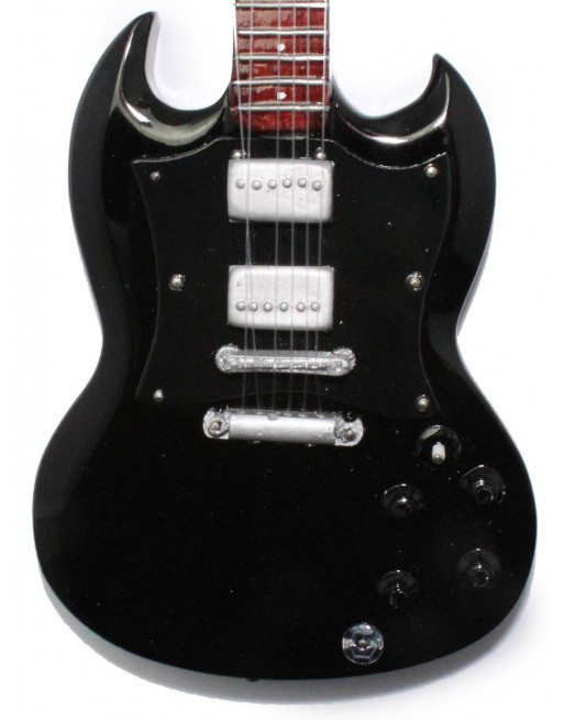 Aanvrager Voorwaardelijk glas Miniatuur Gibson SG gitaar