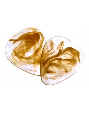 Epoxy plectrum geel swirl 3.00 mm