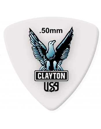 Clayton Acetal rounded triangle plectrum 0.50 mm