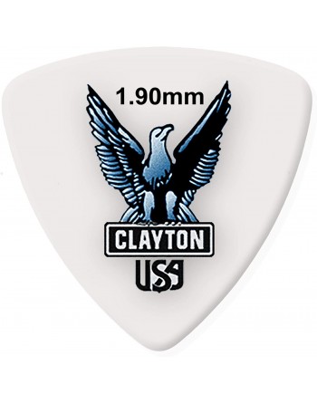Clayton Acetal rounded triangle plectrum 1.90 mm