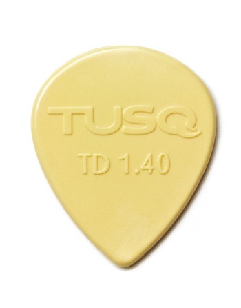 TUSQ teardrop plectrum warm tone 1.40 mm