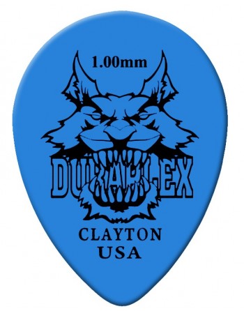 Clayton Duraplex small teardrop plectrum 1.00 mm