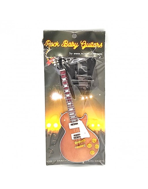 Verrassend genoeg mannetje Buiten Gibson Les Paul baby miniatuur gitaar