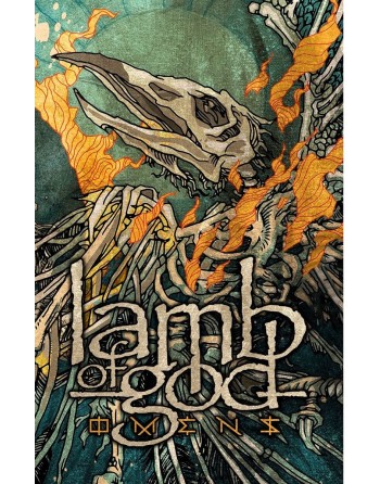 Lamb of God - Omens - Textielposter