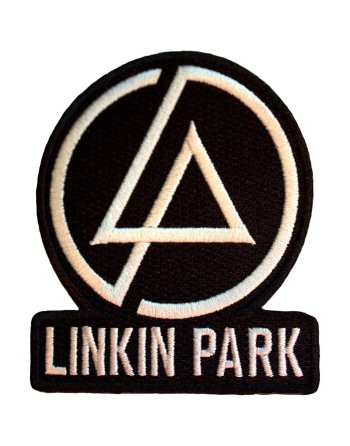 Linkin Park - Concentric Text Logo Zwart - Patch