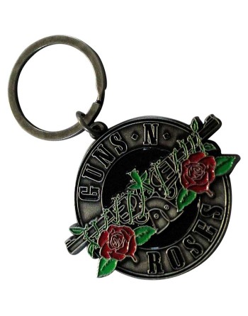 Guns N' Roses - Silver Circle Logo - Sleutelhanger