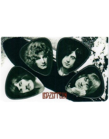 Led Zeppelin - Albums - Pikcard met 4 plectrums